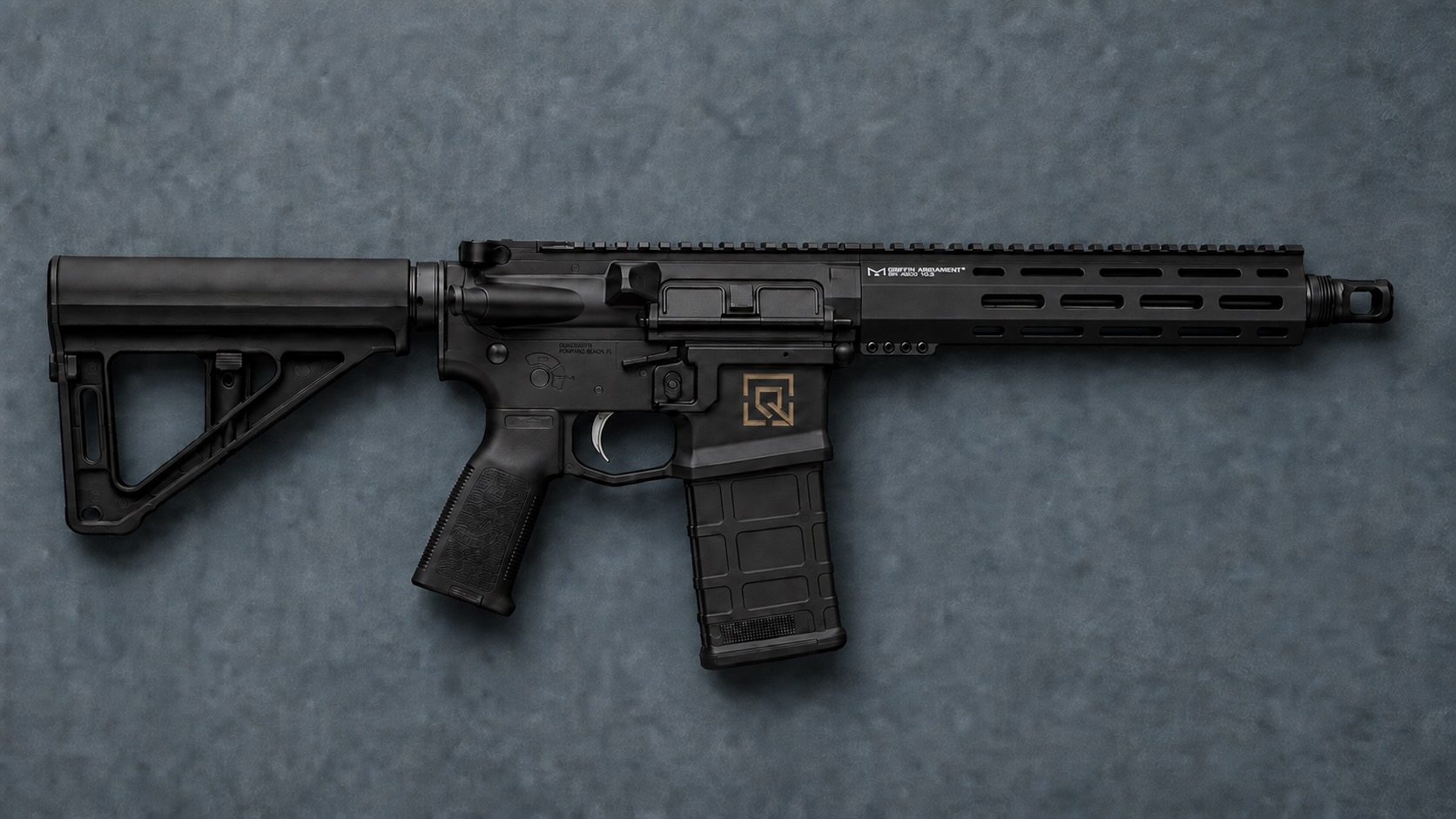 Quadradyn SARC-6 ICAR-magazine-compatible 6mm ARC carbine with 416R stainless steel barrel, right-side profile